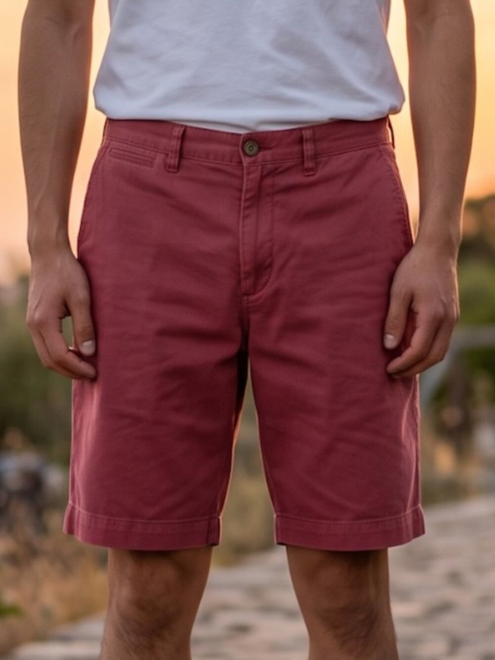 🆕🏷️ Polo Relaxed Fit Men's Nantucket Twill Red 10" Inseam Size 31 Brand New